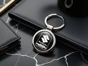 Suzuki Key Chain Holder Sturdy Metallic Finish
